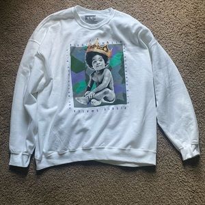 Biggie smalls mens crewneck size Xl